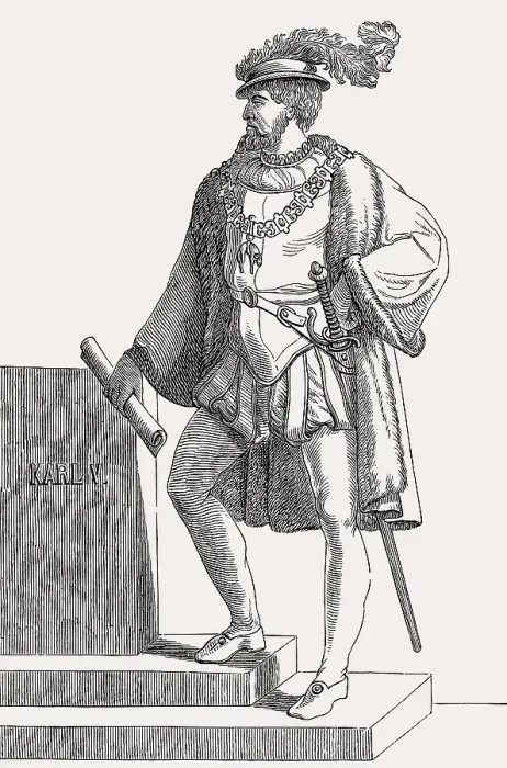 Framed Print : Charles V, 1500, 1558, Habsburg