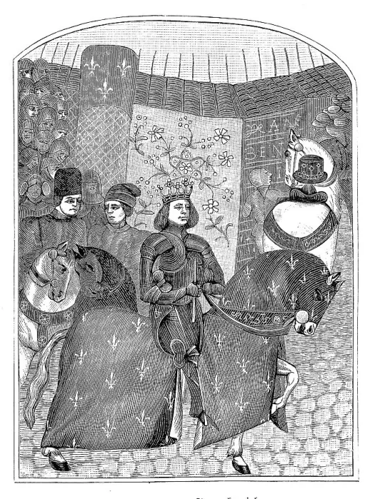 Framed Print : Charles VII the Victorious, on horseback
