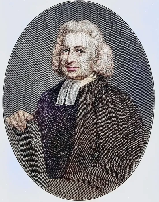 Framed Print : Charles Wesley, 1707-1788, English clergyman