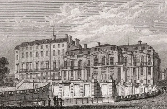 Framed Print : Chateau de Saint-Cloud, Hauts-de-Seine