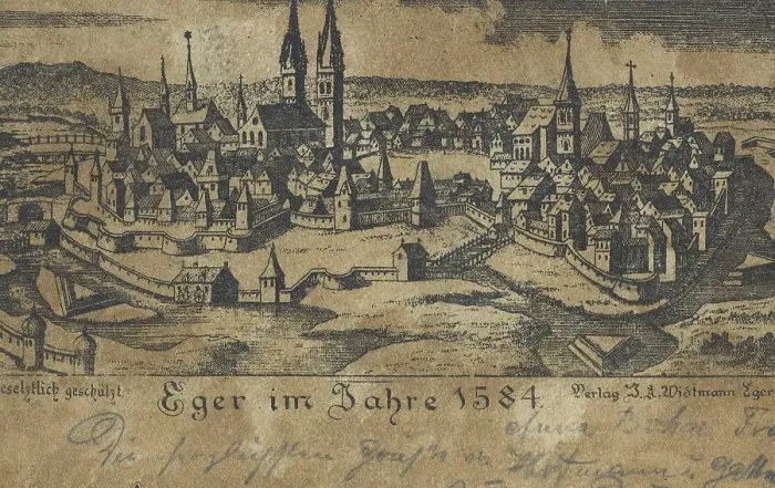 Framed Print : Cheb in 1584, today Cheb, Bohemia Framed Print : Cheb in 1584, today Cheb, Bohemia