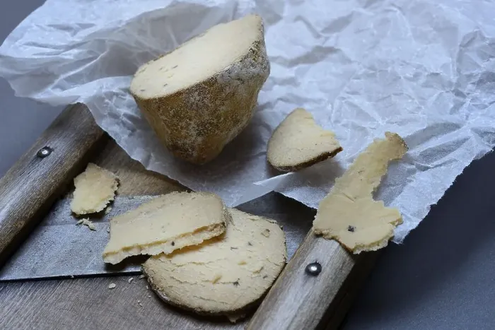 Framed Print : Cheese Belper tuber, Swiss truffle