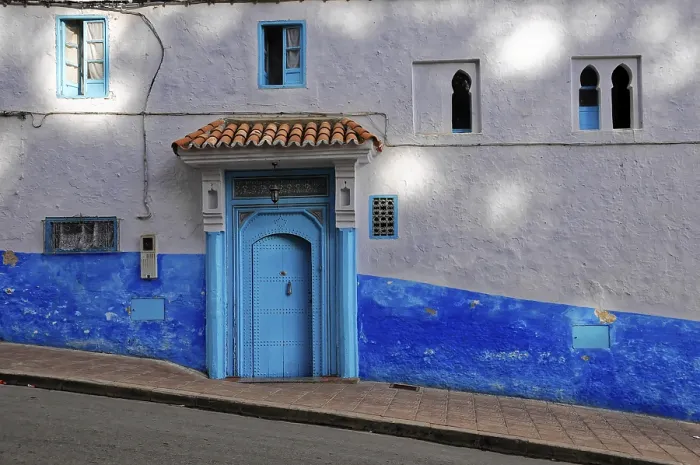 Framed Print : Chefchaouen, Rif Mountains, Morocco