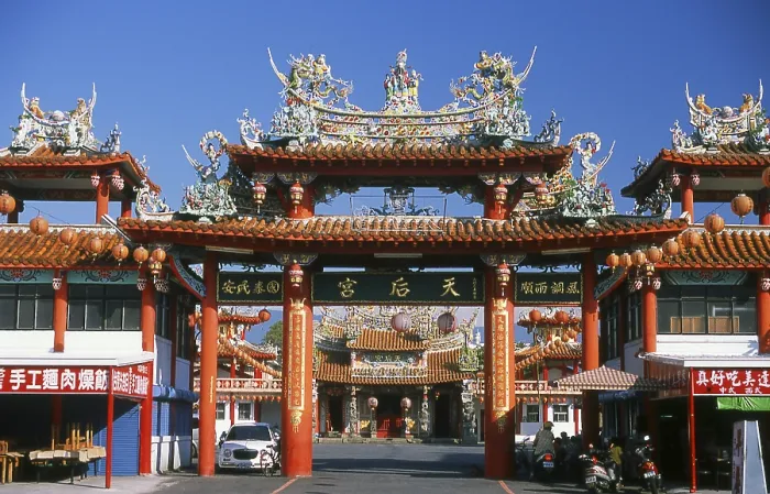 Framed Print : The Chengguangao Matsu Temple is dedicated to Matsu