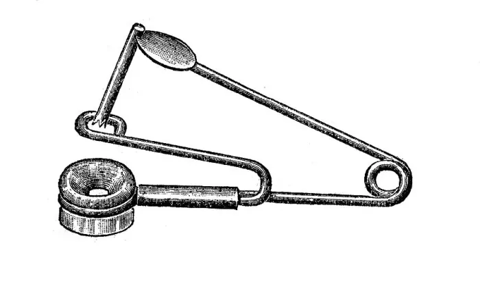Framed Print : Cherry corer, historical kitchen utensils