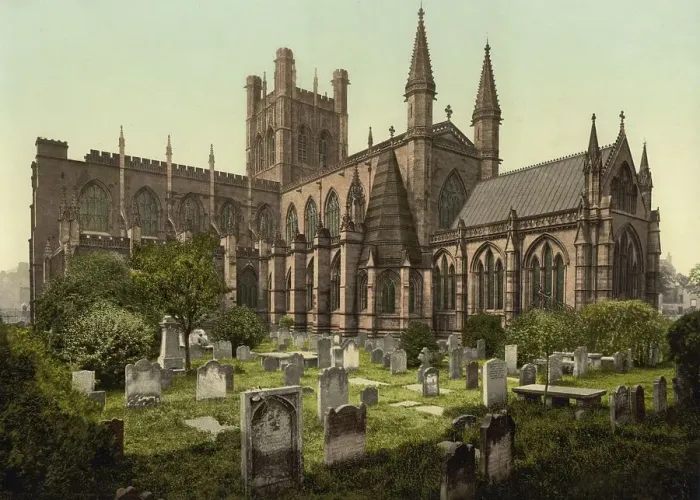 Framed Print : Chester Cathedral, City in the North West of England