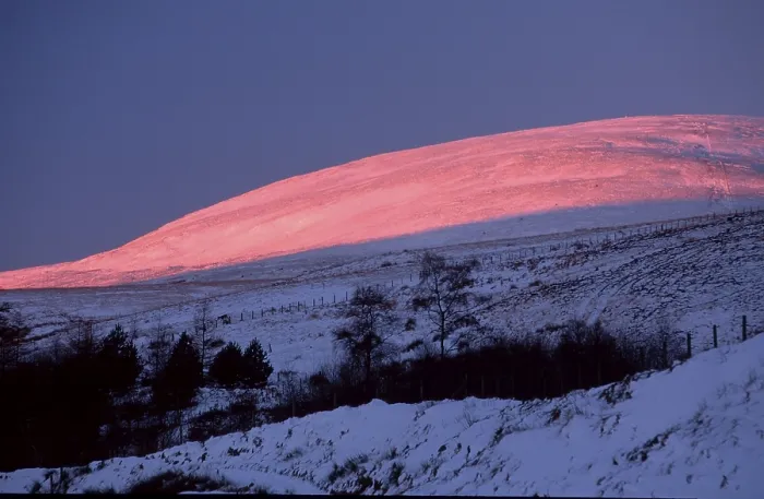 Framed Print : Cheviot Hills at dawn, Northumbria
