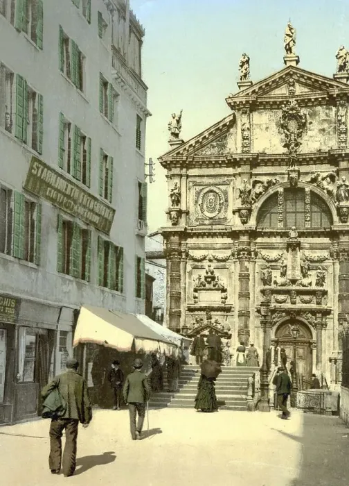 Framed Print : Chiesa di San Moise, San Moise Profeta