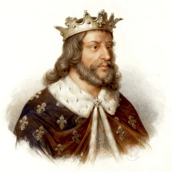 Framed Print : Childeric II or Childerich II. c