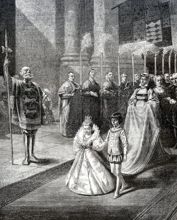 Framed Print : Children wedding in 1307, Corbeil Framed Print : Children wedding in 1307, Corbeil