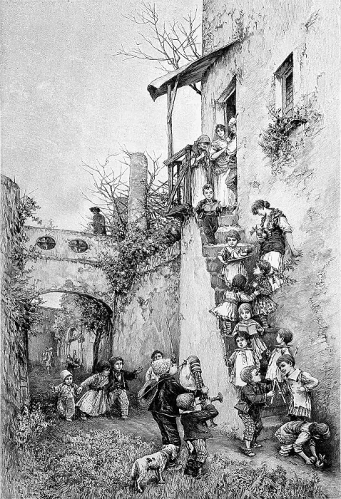 Framed Print : Children's Christmas in Italy Framed Print : Children's Christmas in Italy