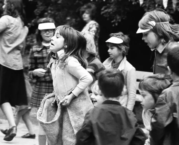 Framed Print : The children's parties of the Young Pioneers (JP) of the children's organisation of the DKP