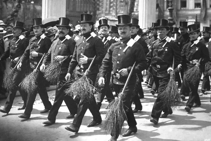 Framed Print : Many chimney sweeps on a parade Framed Print : Many chimney sweeps on a parade