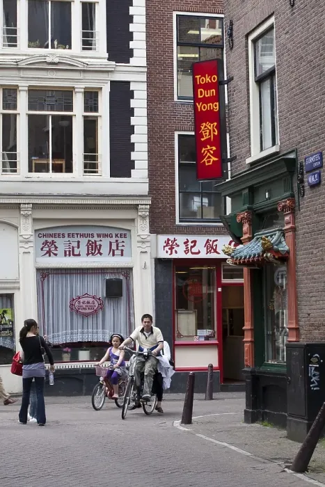 Framed Print : Chinatown district in the city centre