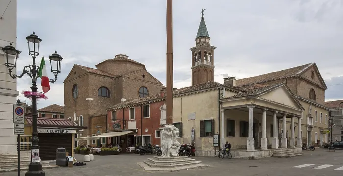 Framed Print : Chioggia near Venice, Corso del Populo