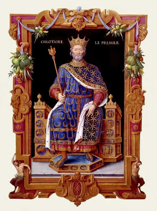 Framed Print : Chlothar I, Chlotachar or Clotaire, c Framed Print : Chlothar I, Chlotachar or Clotaire, c