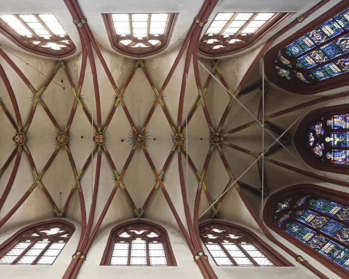 Framed Print : Choir vault, St. Saint, Saint Framed Print : Choir vault, St. Saint, Saint