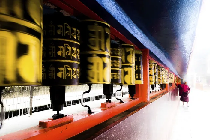 Framed Print : Chorten monastery prayer wheels Framed Print : Chorten monastery prayer wheels
