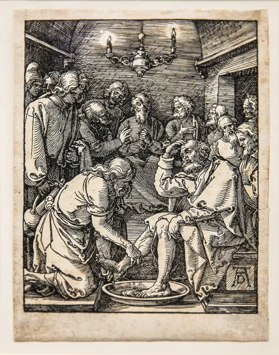 Framed Print : Christ Washes the Feet of St Peter
