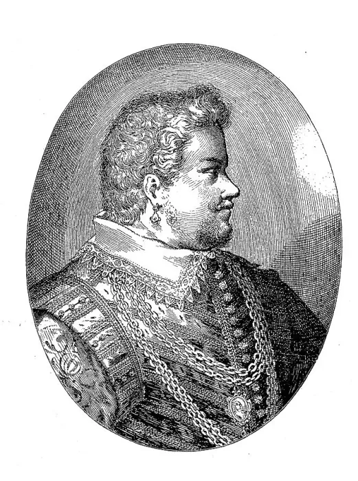 Framed Print : Christian II 23 September 1583