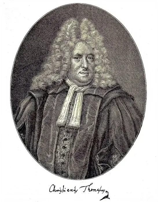 Framed Print : Christian Thomasius, 1 January 1655