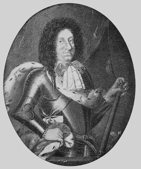 Framed Print : Christian V. 15. April 1646, 25 Framed Print : Christian V. 15. April 1646, 25