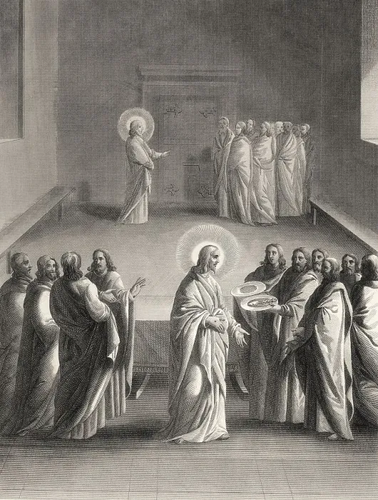 Framed Print : Christ's appearance without Thomas