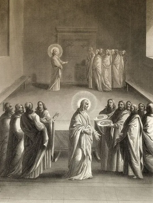 Framed Print : Christ's appearance without Thomas