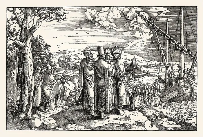 Framed Print : Christ's sermon on the ship