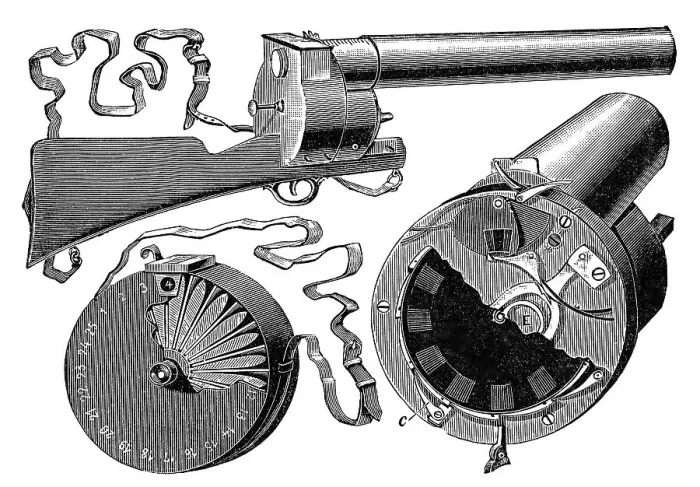 Framed Print : Chronophotographic gun, 1883, by Etienne-Jules Marey