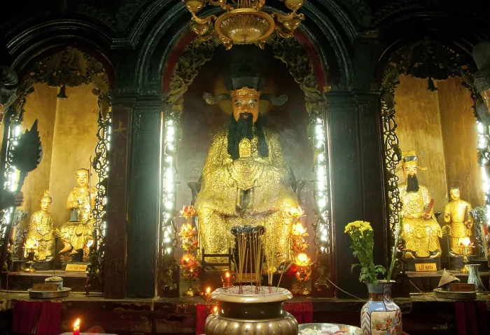Framed Print : Chua Ngoc Hoang or Pagoda of the Jade Emperor was built in 1909
