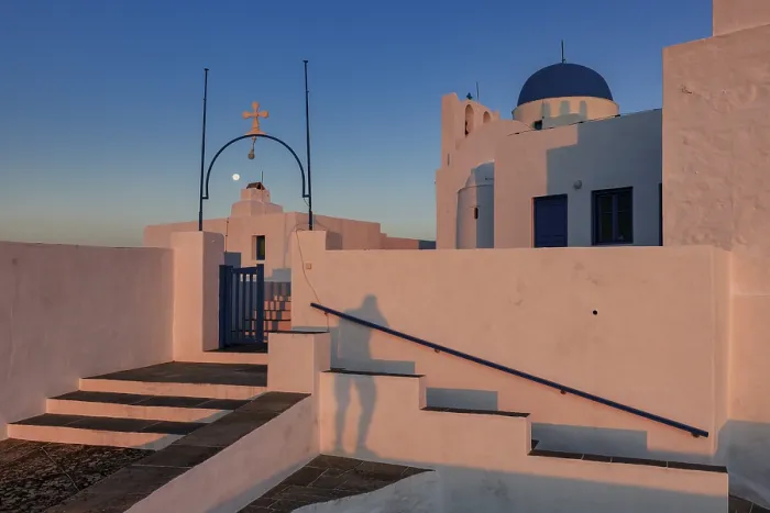 Framed Print : The church of Agios Symeon, Sifnos, Greece