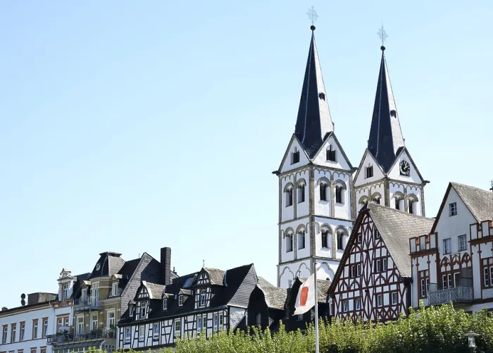 Framed Print : The church of Boppard in the Rhine Valley Germany Framed Print : The church of Boppard in the Rhine Valley Germany