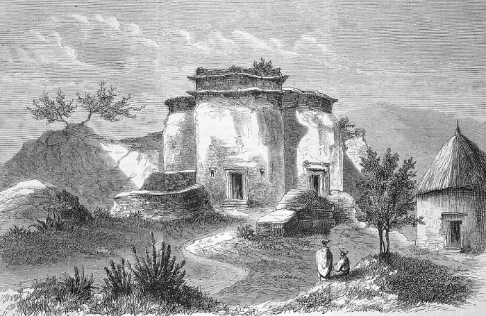 Framed Print : The Church of Dongola, Abyssinia