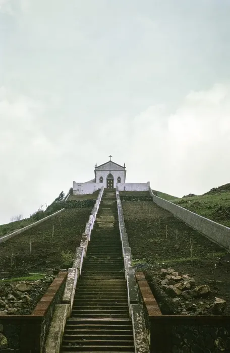 Framed Print : Church Ermida de Nossa Senhora de Fatima, Santa Maria Island, Azores, Portugal, April 1964, Europe