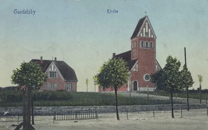 Framed Print : Church of Gundelsby, near Hasselberg