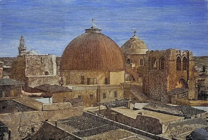 Framed Print : The Church of the Holy Sepulchre in Jerusalem Framed Print : The Church of the Holy Sepulchre in Jerusalem