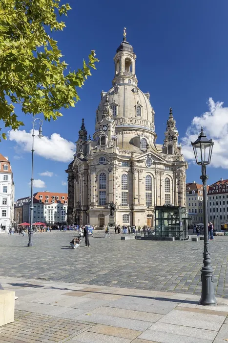 Framed Print : Church of Our Lady and Neumarkt in Dresden