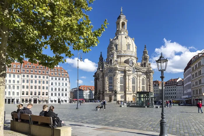 Framed Print : Church of Our Lady and Neumarkt in Dresden Framed Print : Church of Our Lady and Neumarkt in Dresden