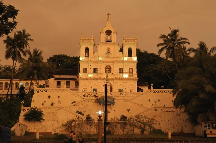 Framed Print : The Church of the Lady during sunset Panjim Goa Maharashtra India Asia September 2010 Framed Print : The Church of the Lady during sunset Panjim Goa Maharashtra India Asia September 2010