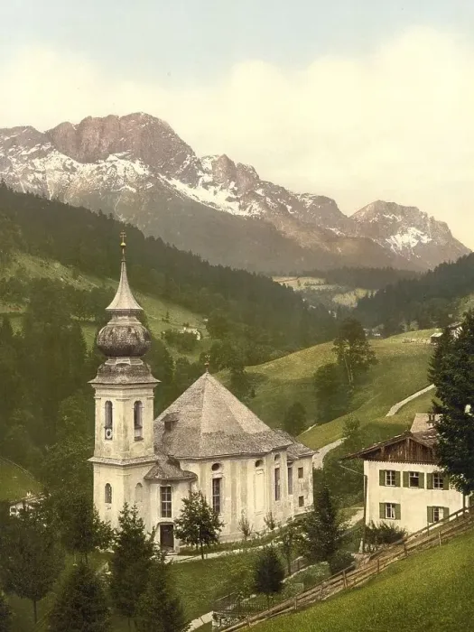 Framed Print : The Church of Maria Gern near Berchtesgaden