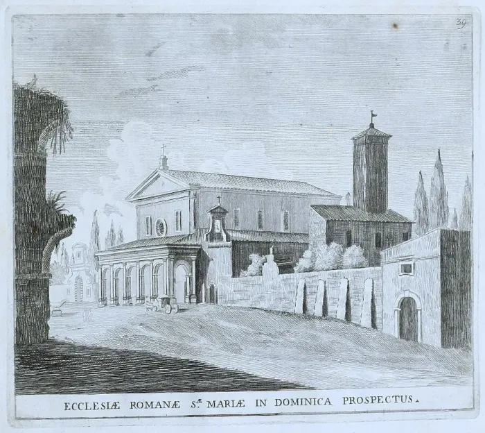 Framed Print : Church of S. Maria in Dominica