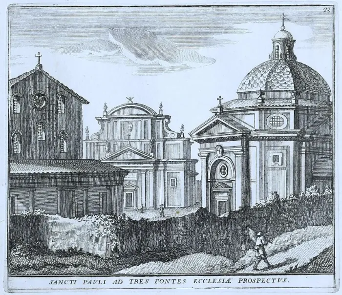 Framed Print : Church of S. Paolo alle tre fontane Framed Print : Church of S. Paolo alle tre fontane