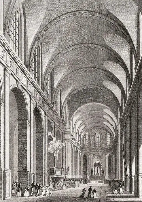 Framed Print : The Church of Saint-Roch, Paris