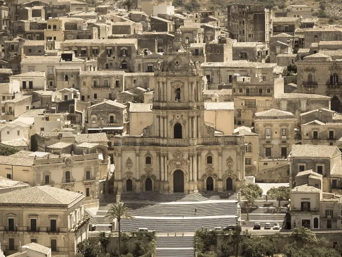 Framed Print : Church of San Giorgio, Modica, Ragusa Province