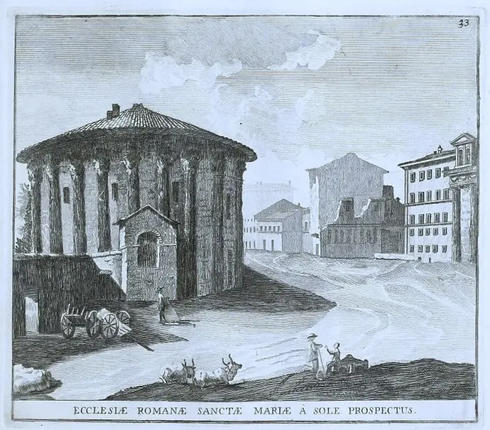 Framed Print : The Church of Santa Maria del Sole was a church in Rome Framed Print : The Church of Santa Maria del Sole was a church in Rome