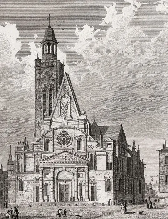 Framed Print : Church of St Etienne du Mont, Paris