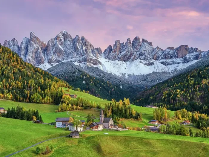 Framed Print : Church of St. Magdalena at sunset, Santa Maddalena, autumn, Odle Group with snow, Funes, Funes Valley, South Tyrol, Italy, Europe Framed Print : Church of St. Magdalena at sunset, Santa Maddalena, autumn, Odle Group with snow, Funes, Funes Valley, South Tyrol, Italy, Europe