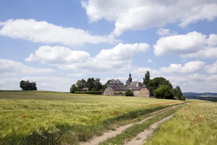 Framed Print : Church of St Mary in the countryside