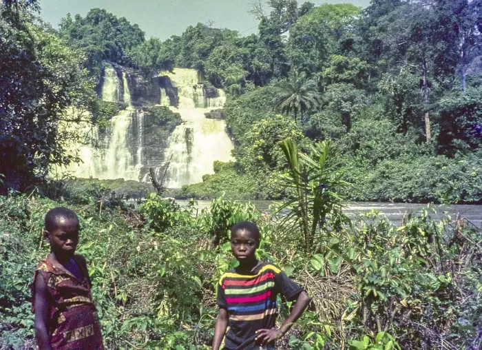 Framed Print : Chutes de Boali waterfall, Central African Republic, Africa 1960s, Africa Framed Print : Chutes de Boali waterfall, Central African Republic, Africa 1960s, Africa